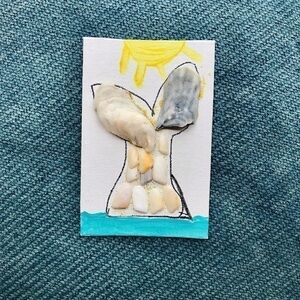 Custom handmade Mermaid Tail painting
